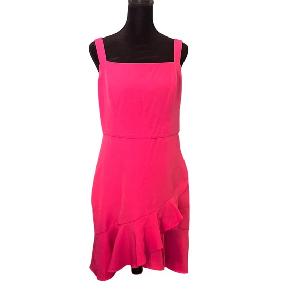 BCBGeneration Dresses & Skirts - BCBG Pink Dress with Ruffle